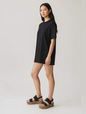 Reef Water Vista Higher Platfom Black and Tan Waterproof Sandals 7